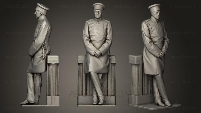 Statues of famous people (STKC_0214) 3D model for CNC machine